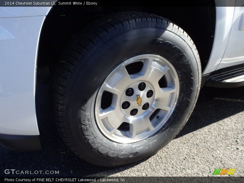 Summit White / Ebony 2014 Chevrolet Suburban LS