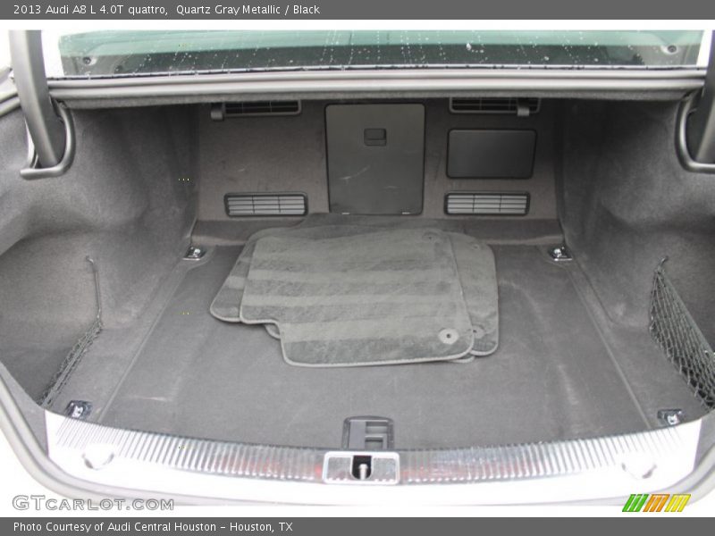 Quartz Gray Metallic / Black 2013 Audi A8 L 4.0T quattro