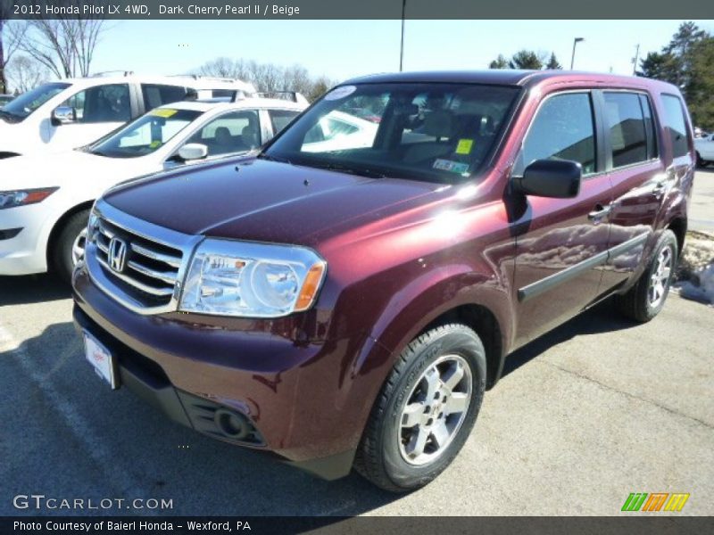 Front 3/4 View of 2012 Pilot LX 4WD