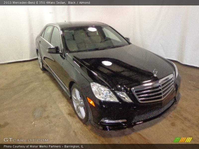 Black / Almond 2013 Mercedes-Benz E 350 4Matic Sedan