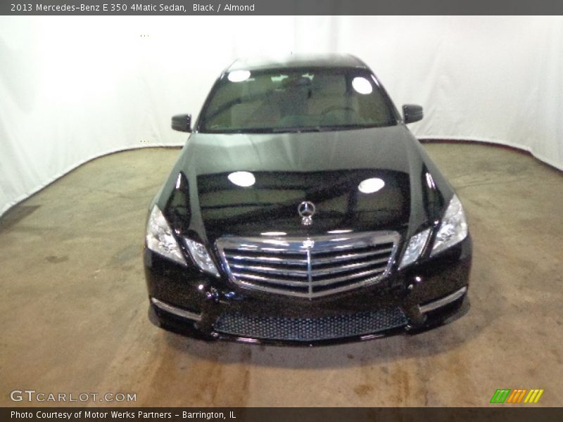 Black / Almond 2013 Mercedes-Benz E 350 4Matic Sedan
