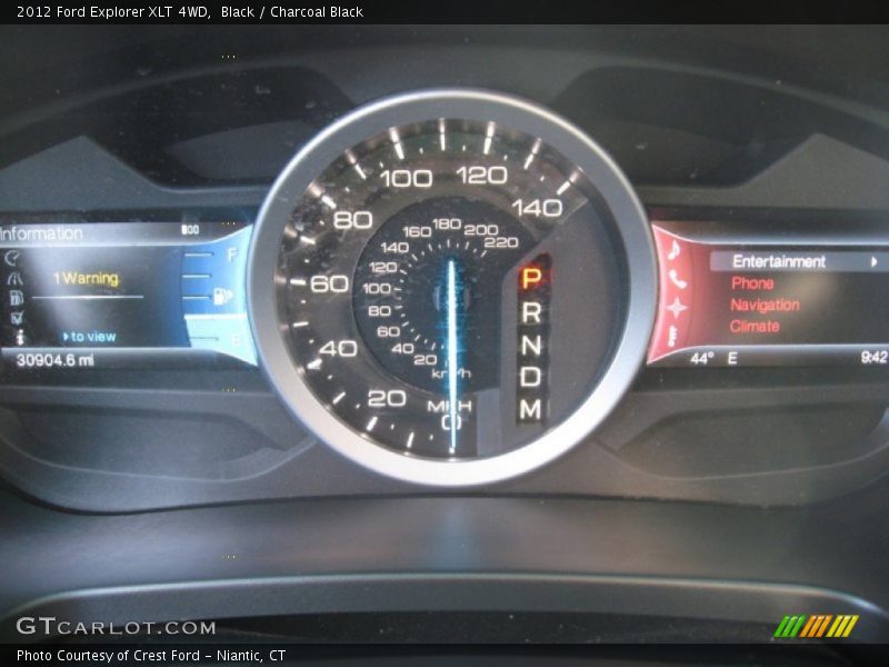 Black / Charcoal Black 2012 Ford Explorer XLT 4WD