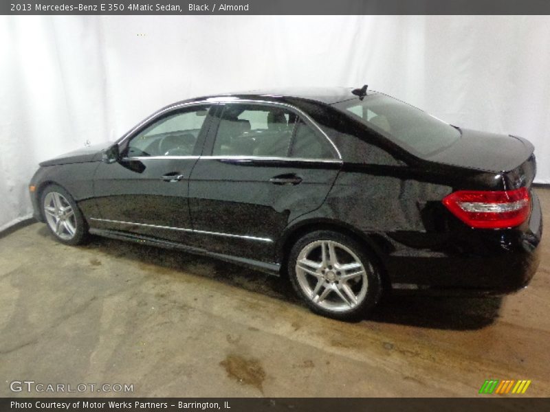 Black / Almond 2013 Mercedes-Benz E 350 4Matic Sedan