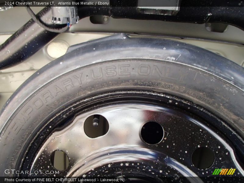 Atlantis Blue Metallic / Ebony 2014 Chevrolet Traverse LT