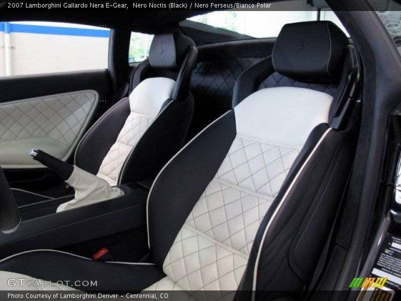  2007 Gallardo Nera E-Gear Nero Perseus/Bianco Polar Interior
