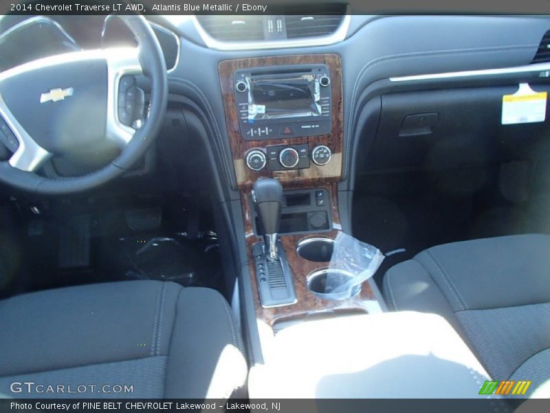 Atlantis Blue Metallic / Ebony 2014 Chevrolet Traverse LT AWD