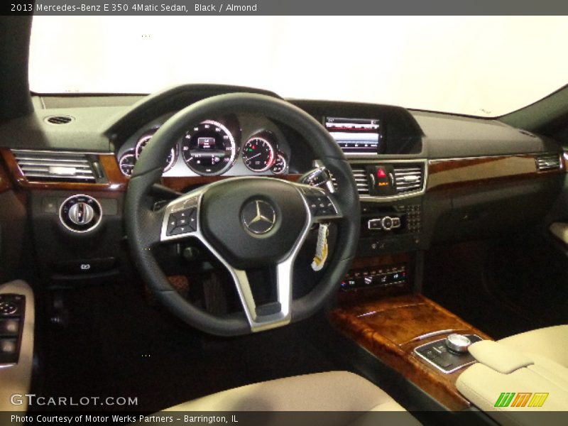 Black / Almond 2013 Mercedes-Benz E 350 4Matic Sedan