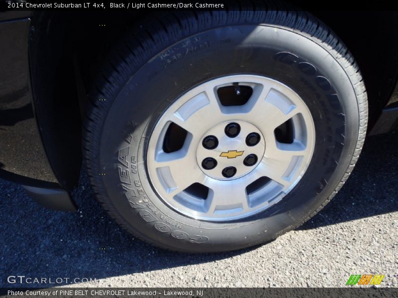 Black / Light Cashmere/Dark Cashmere 2014 Chevrolet Suburban LT 4x4