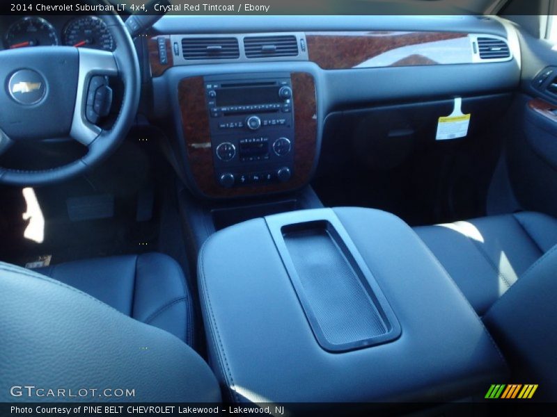 Crystal Red Tintcoat / Ebony 2014 Chevrolet Suburban LT 4x4