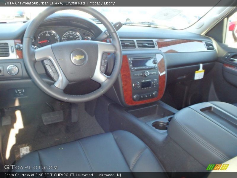 Crystal Red Tintcoat / Ebony 2014 Chevrolet Suburban LT 4x4