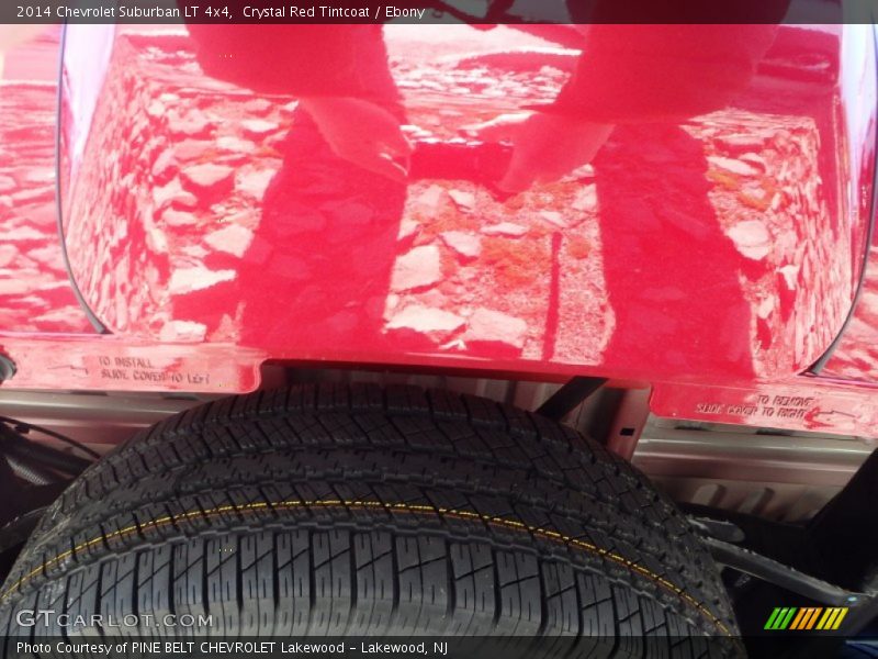 Crystal Red Tintcoat / Ebony 2014 Chevrolet Suburban LT 4x4