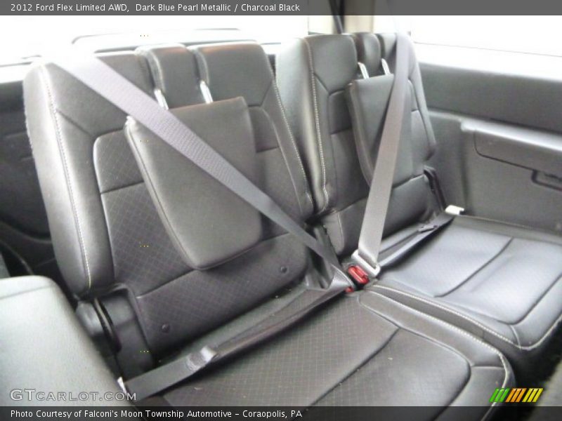 Dark Blue Pearl Metallic / Charcoal Black 2012 Ford Flex Limited AWD
