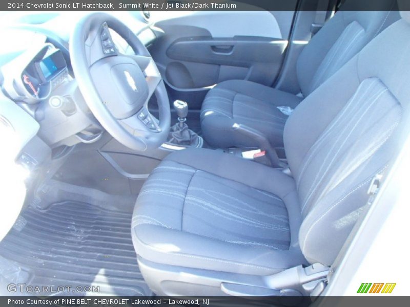 Summit White / Jet Black/Dark Titanium 2014 Chevrolet Sonic LT Hatchback