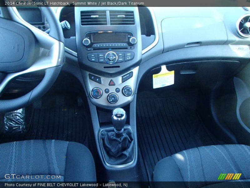 Summit White / Jet Black/Dark Titanium 2014 Chevrolet Sonic LT Hatchback