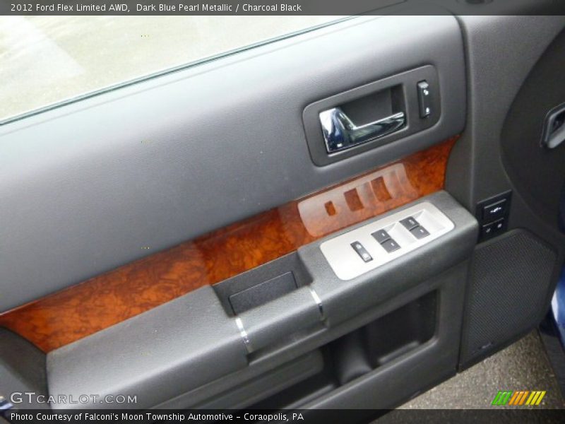 Dark Blue Pearl Metallic / Charcoal Black 2012 Ford Flex Limited AWD