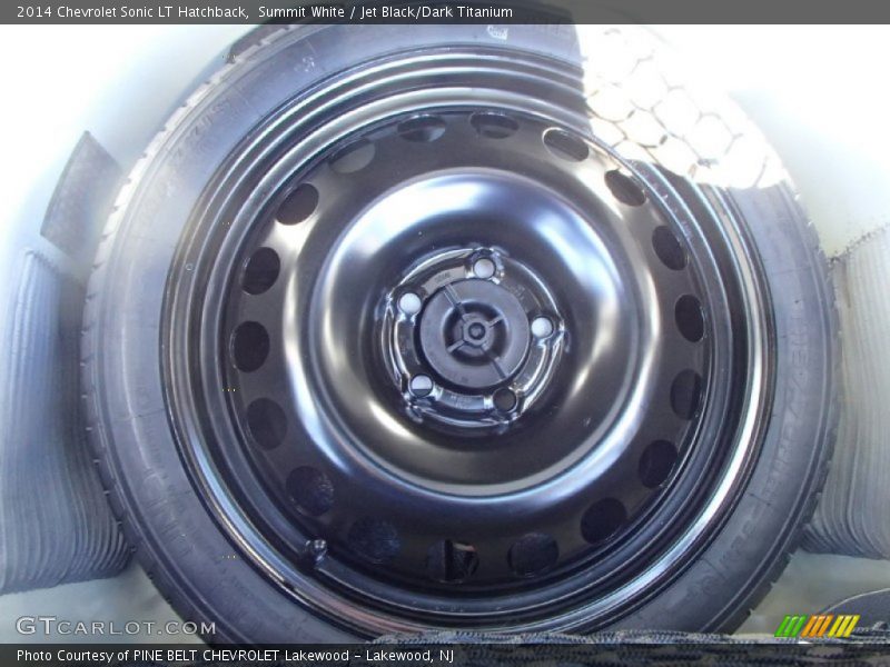 Summit White / Jet Black/Dark Titanium 2014 Chevrolet Sonic LT Hatchback