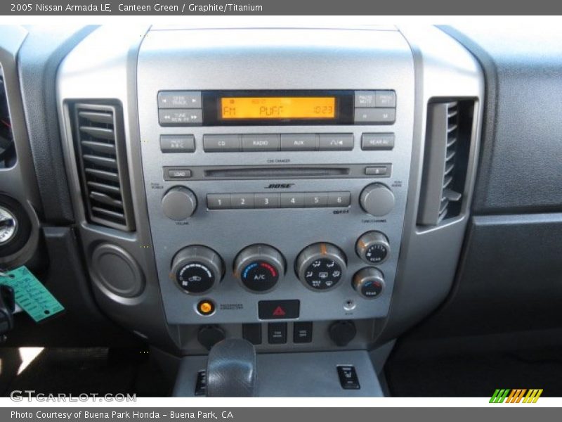 Canteen Green / Graphite/Titanium 2005 Nissan Armada LE