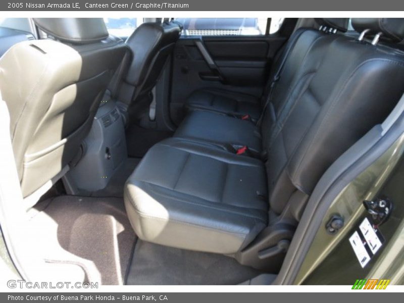 Canteen Green / Graphite/Titanium 2005 Nissan Armada LE