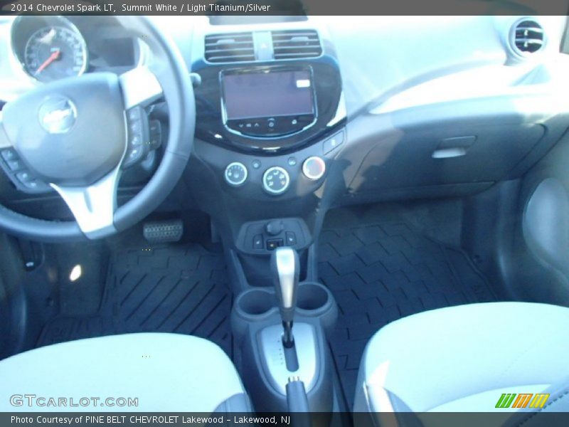 Summit White / Light Titanium/Silver 2014 Chevrolet Spark LT