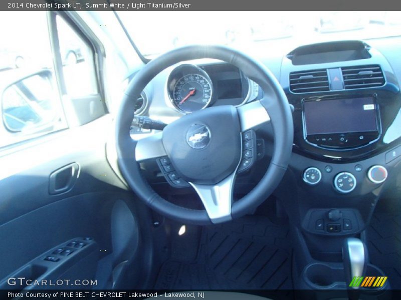 Summit White / Light Titanium/Silver 2014 Chevrolet Spark LT