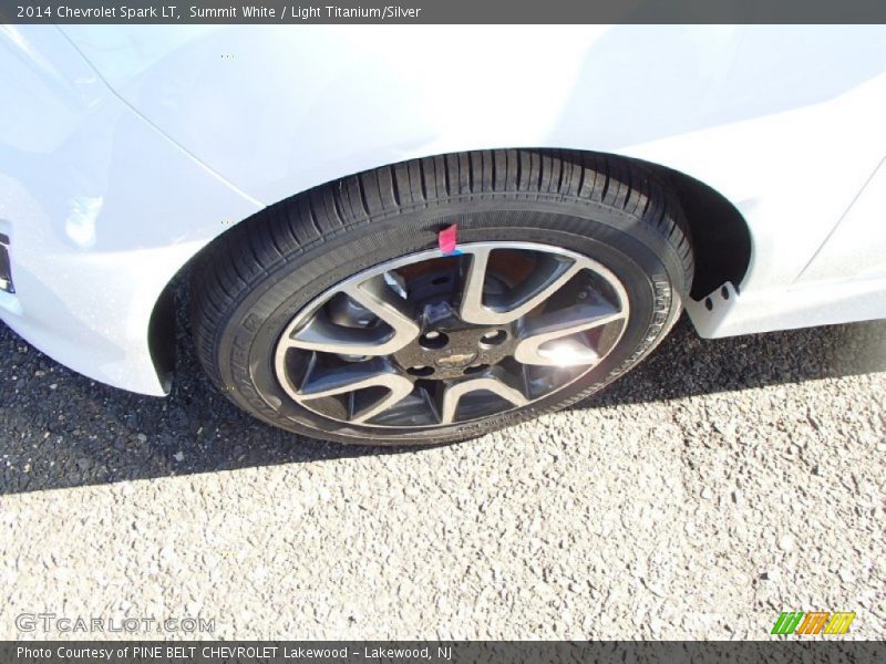 Summit White / Light Titanium/Silver 2014 Chevrolet Spark LT