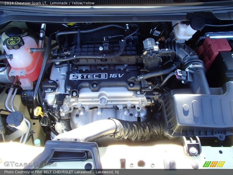 Lemonade / Yellow/Yellow 2014 Chevrolet Spark LT