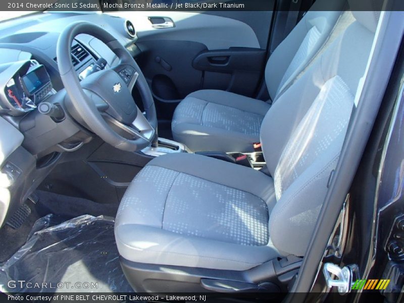 Mocha Bronze Metallic / Jet Black/Dark Titanium 2014 Chevrolet Sonic LS Sedan
