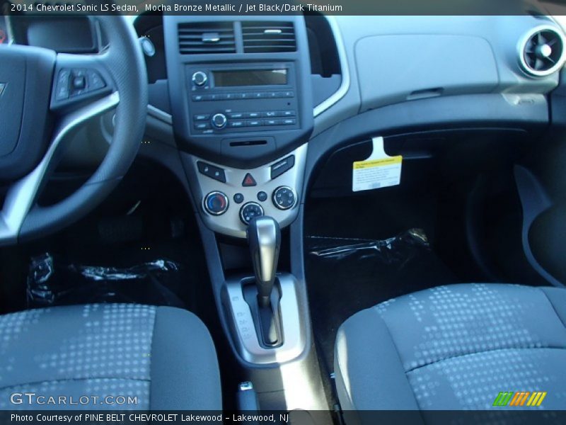 Mocha Bronze Metallic / Jet Black/Dark Titanium 2014 Chevrolet Sonic LS Sedan