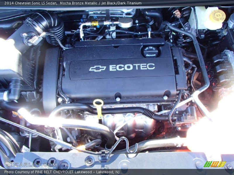 Mocha Bronze Metallic / Jet Black/Dark Titanium 2014 Chevrolet Sonic LS Sedan