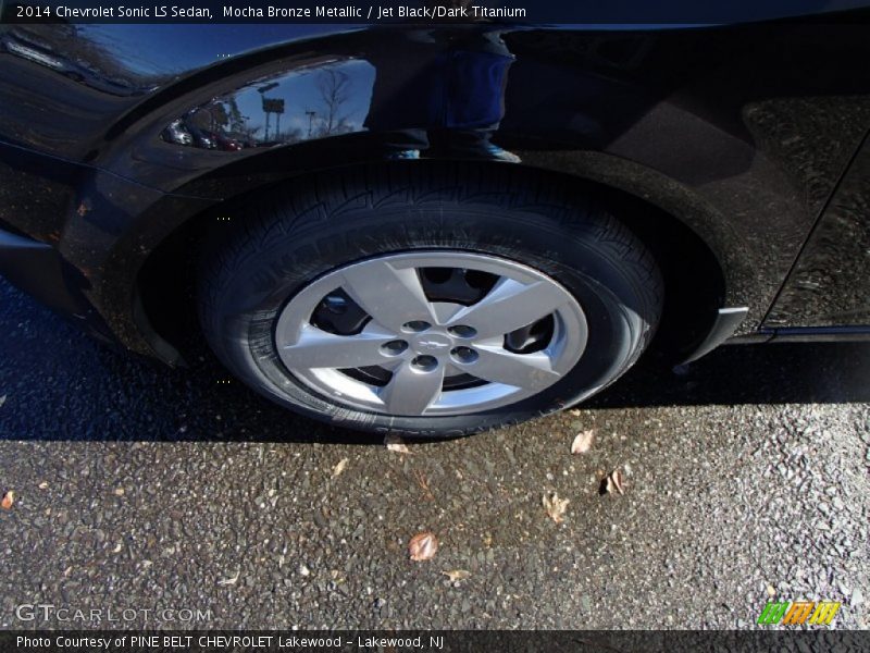 Mocha Bronze Metallic / Jet Black/Dark Titanium 2014 Chevrolet Sonic LS Sedan