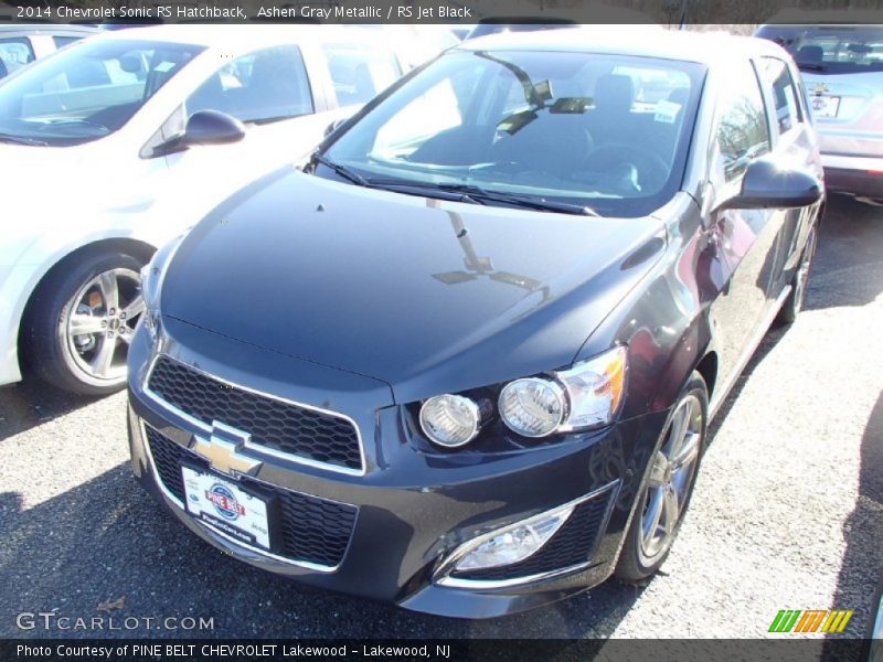 Ashen Gray Metallic / RS Jet Black 2014 Chevrolet Sonic RS Hatchback