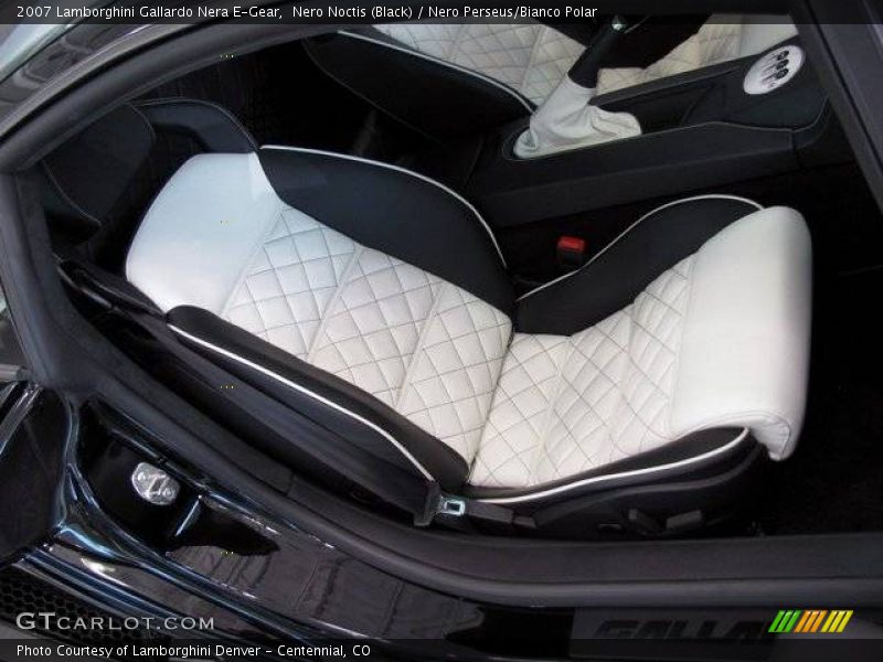  2007 Gallardo Nera E-Gear Nero Perseus/Bianco Polar Interior