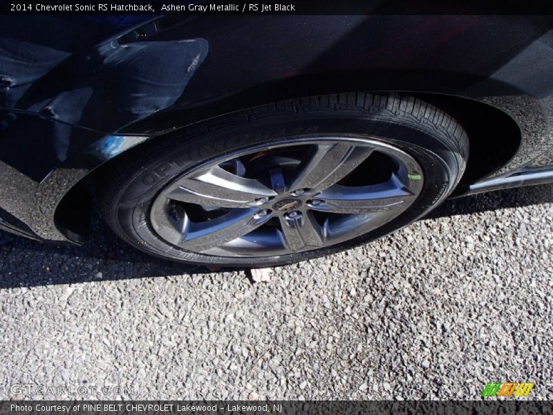 Ashen Gray Metallic / RS Jet Black 2014 Chevrolet Sonic RS Hatchback