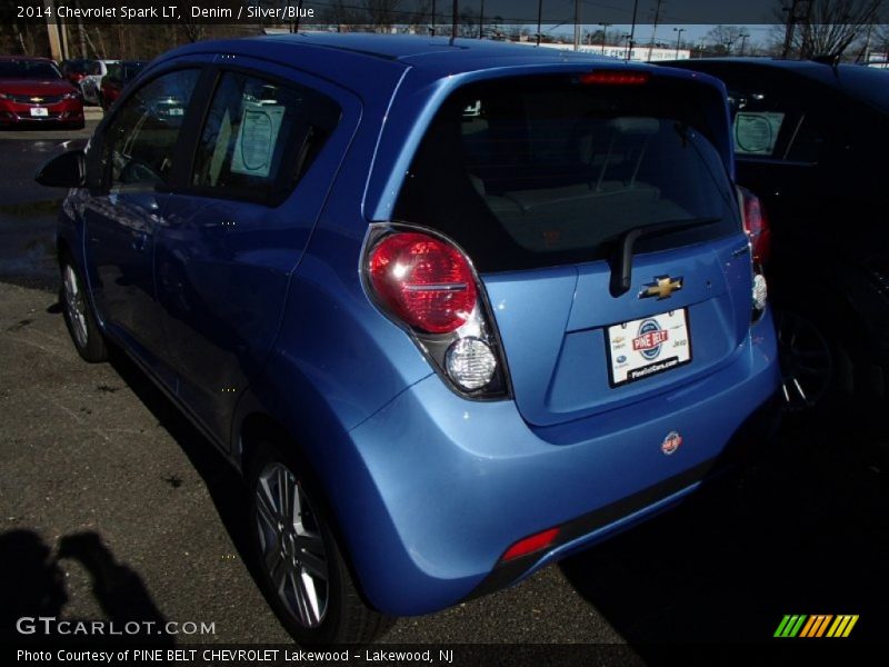 Denim / Silver/Blue 2014 Chevrolet Spark LT