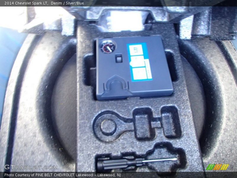 Denim / Silver/Blue 2014 Chevrolet Spark LT