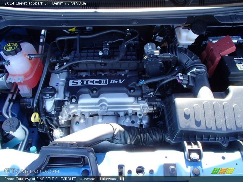 Denim / Silver/Blue 2014 Chevrolet Spark LT