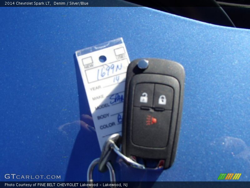 Denim / Silver/Blue 2014 Chevrolet Spark LT