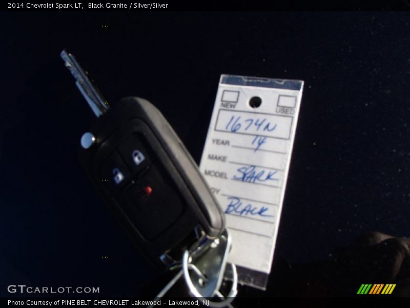 Black Granite / Silver/Silver 2014 Chevrolet Spark LT