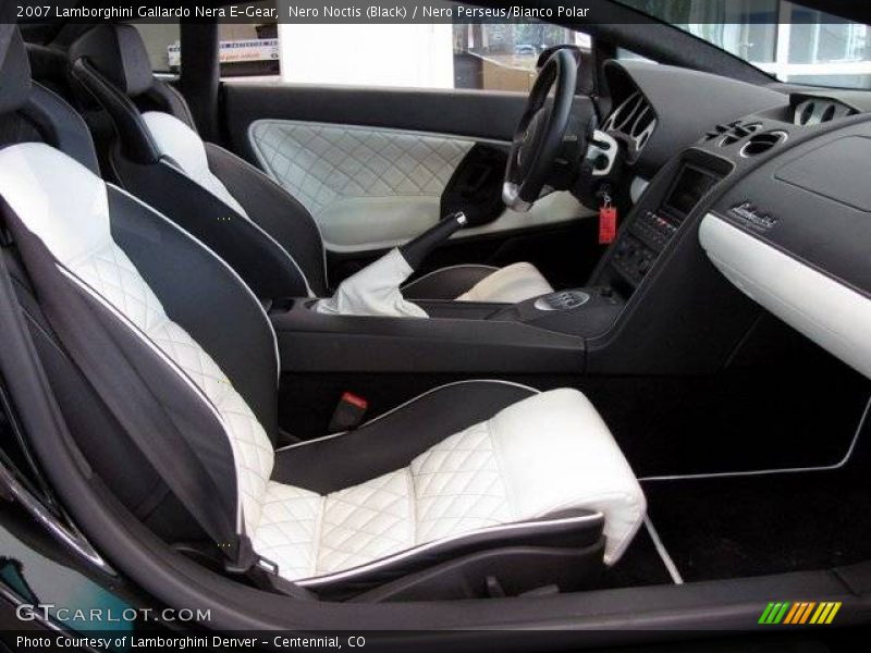  2007 Gallardo Nera E-Gear Nero Perseus/Bianco Polar Interior