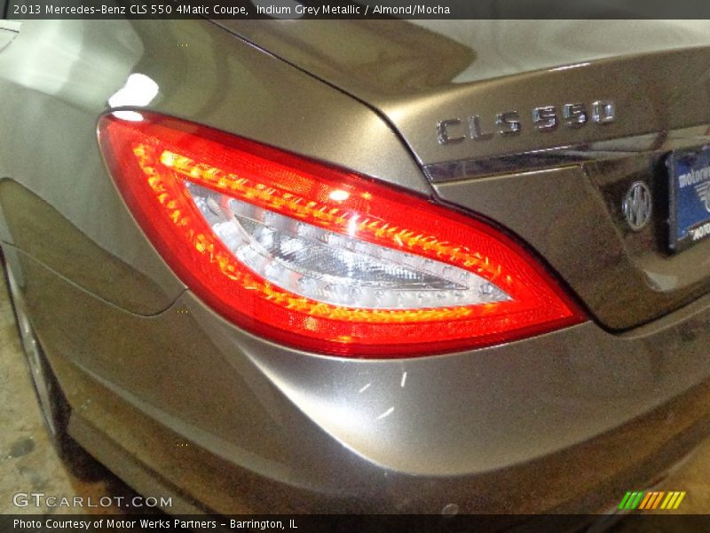 Indium Grey Metallic / Almond/Mocha 2013 Mercedes-Benz CLS 550 4Matic Coupe