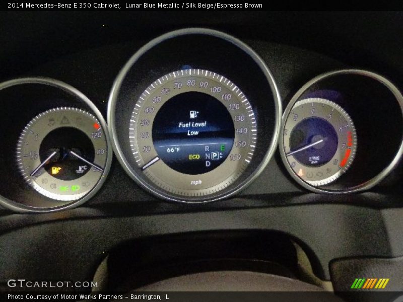 Lunar Blue Metallic / Silk Beige/Espresso Brown 2014 Mercedes-Benz E 350 Cabriolet