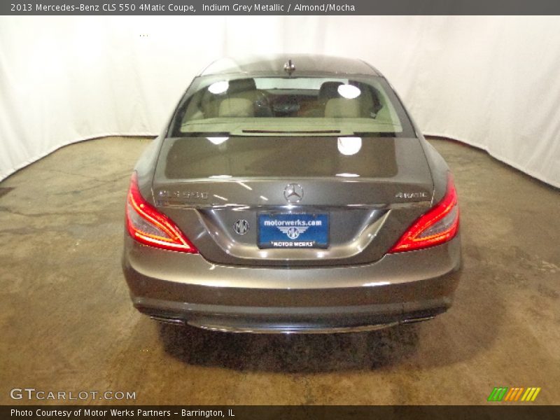 Indium Grey Metallic / Almond/Mocha 2013 Mercedes-Benz CLS 550 4Matic Coupe