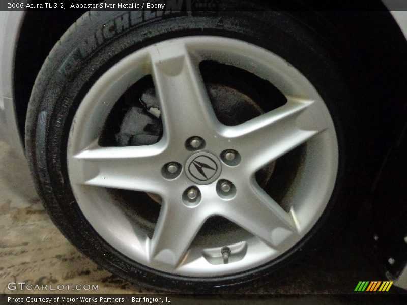 Alabaster Silver Metallic / Ebony 2006 Acura TL 3.2