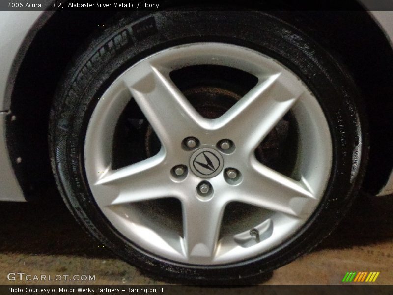 Alabaster Silver Metallic / Ebony 2006 Acura TL 3.2
