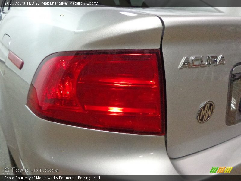 Alabaster Silver Metallic / Ebony 2006 Acura TL 3.2