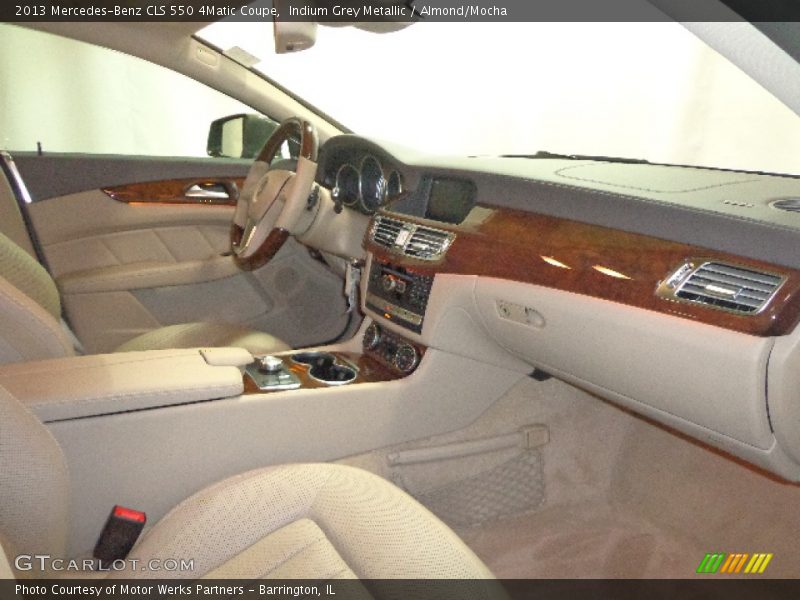 Indium Grey Metallic / Almond/Mocha 2013 Mercedes-Benz CLS 550 4Matic Coupe