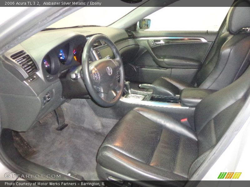 Alabaster Silver Metallic / Ebony 2006 Acura TL 3.2