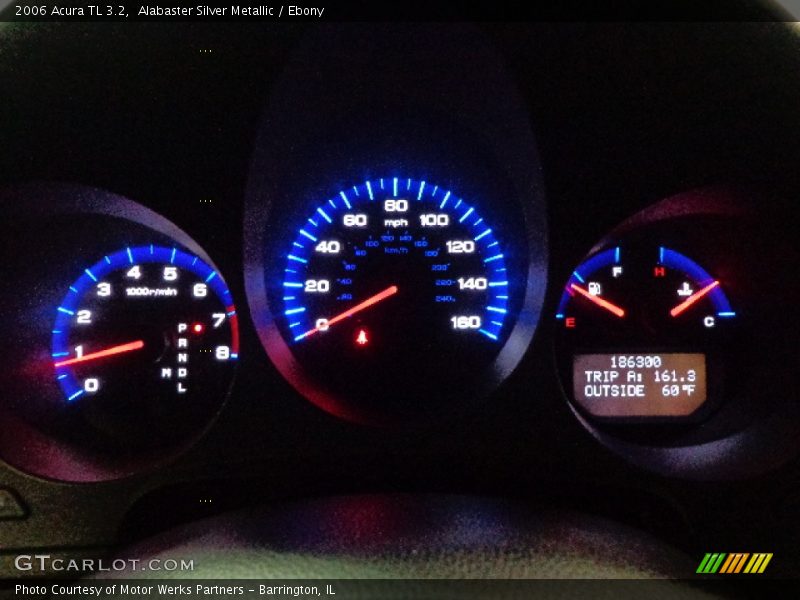 Alabaster Silver Metallic / Ebony 2006 Acura TL 3.2