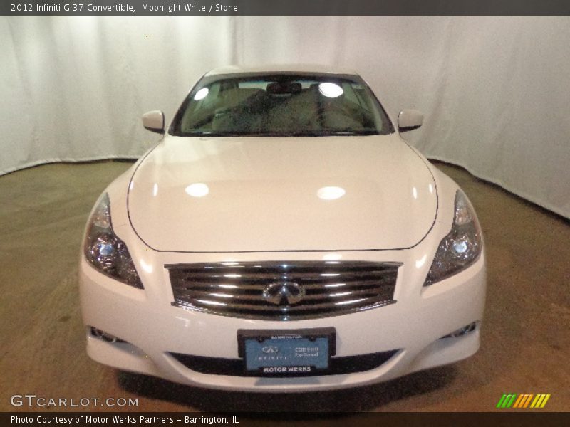 Moonlight White / Stone 2012 Infiniti G 37 Convertible