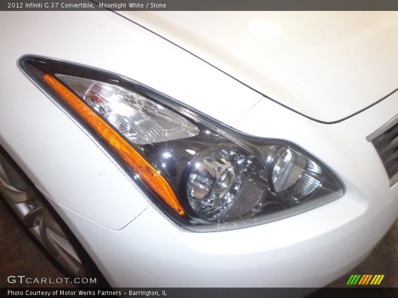 Moonlight White / Stone 2012 Infiniti G 37 Convertible